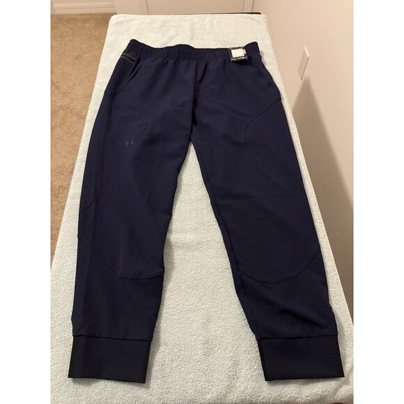 Pants - Under Armour Motion Joggers Womens Medium Navy Blue 1376926-348 NWT $80 MSRP